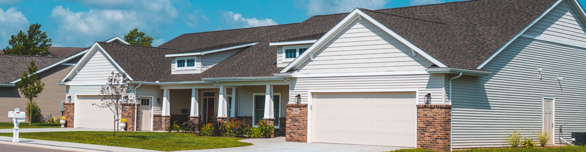 The Orchard at Golden Years in Fort Wayne, IN, Liberty model, exterior view of home