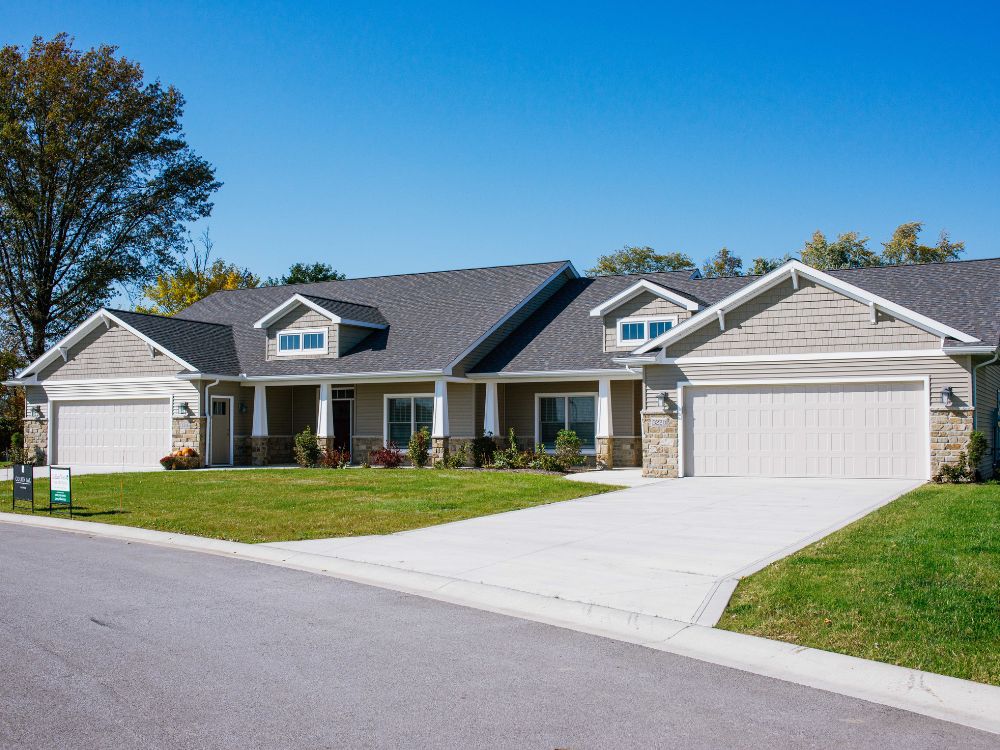The Orchard at Golden Years in Fort Wayne, IN, MacIntosh model, exterior view of home