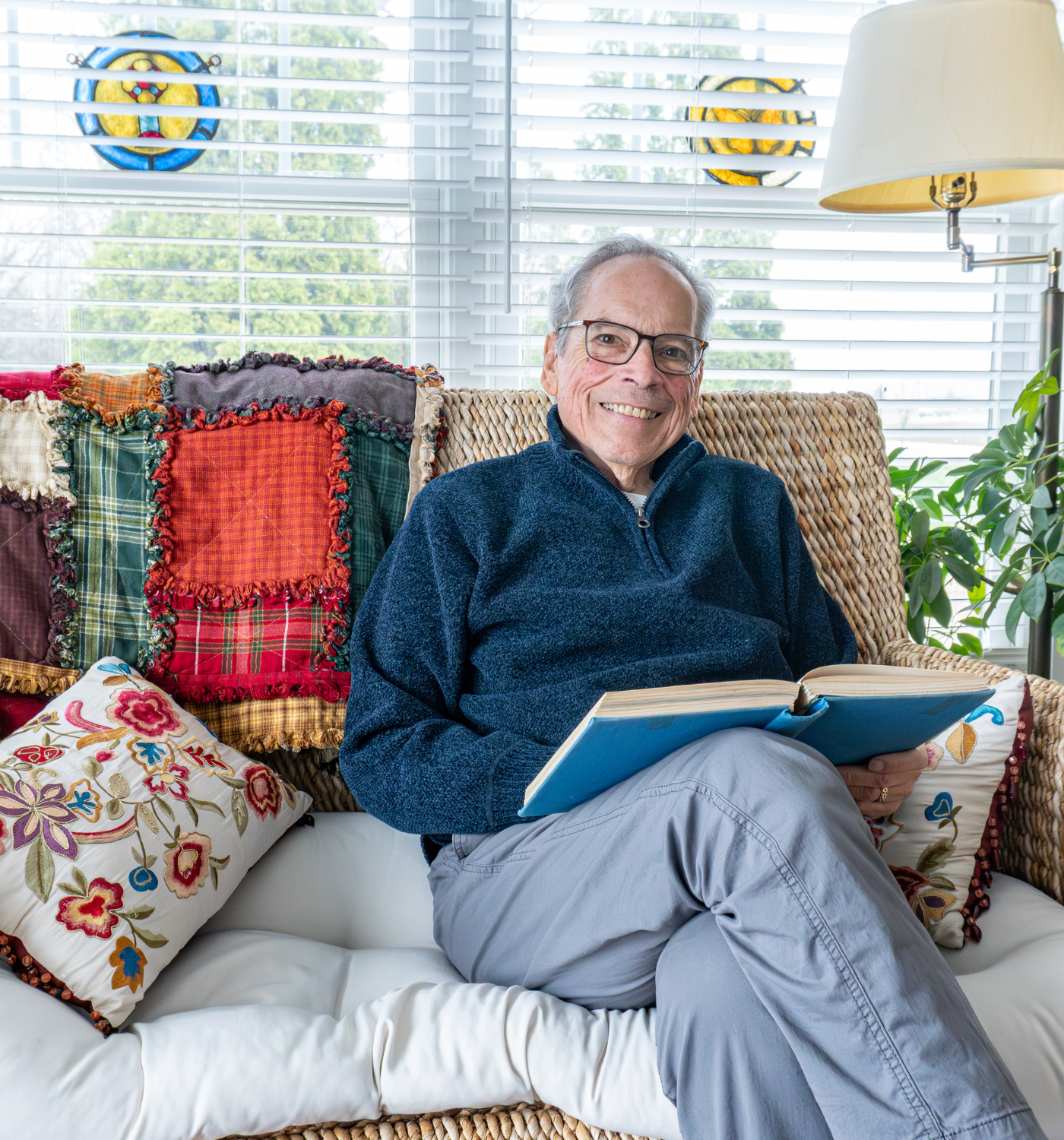 Orchard resident reading